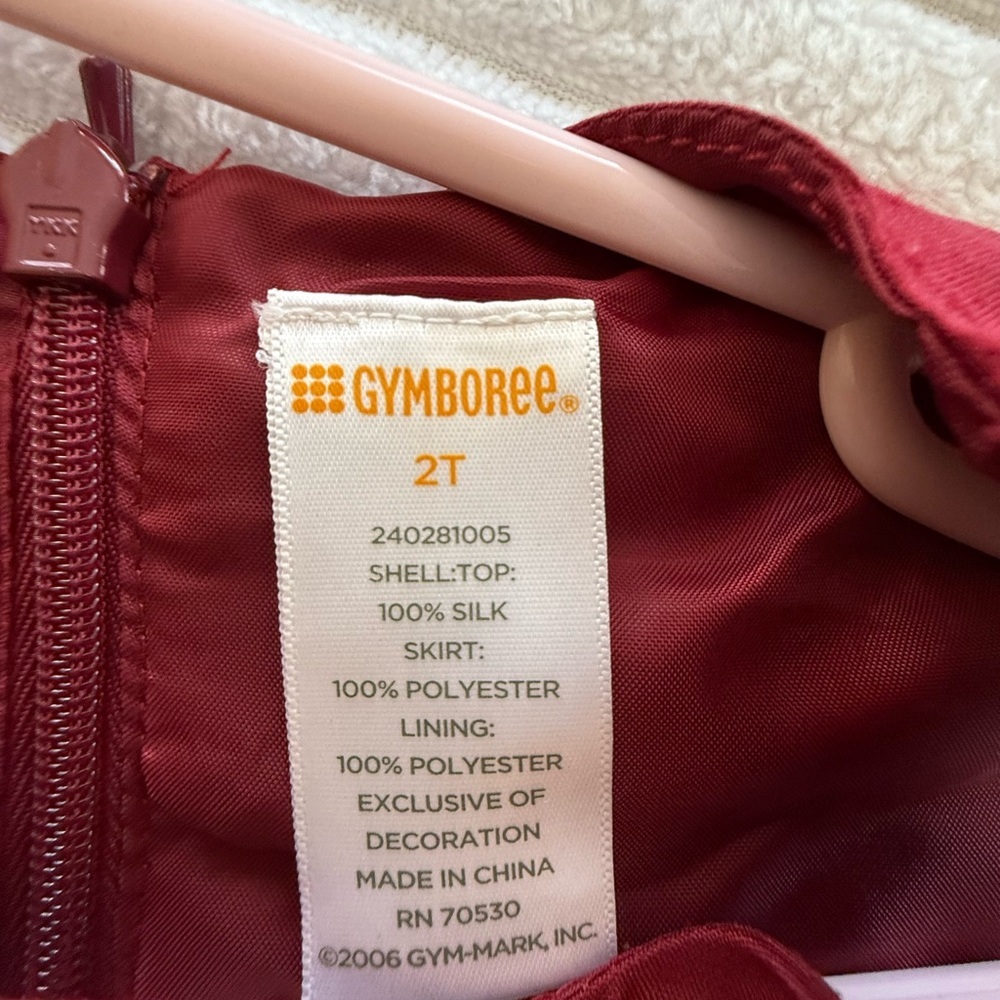 Gymboree Rich Red Formal Kids Dress - Picture 4 of 4